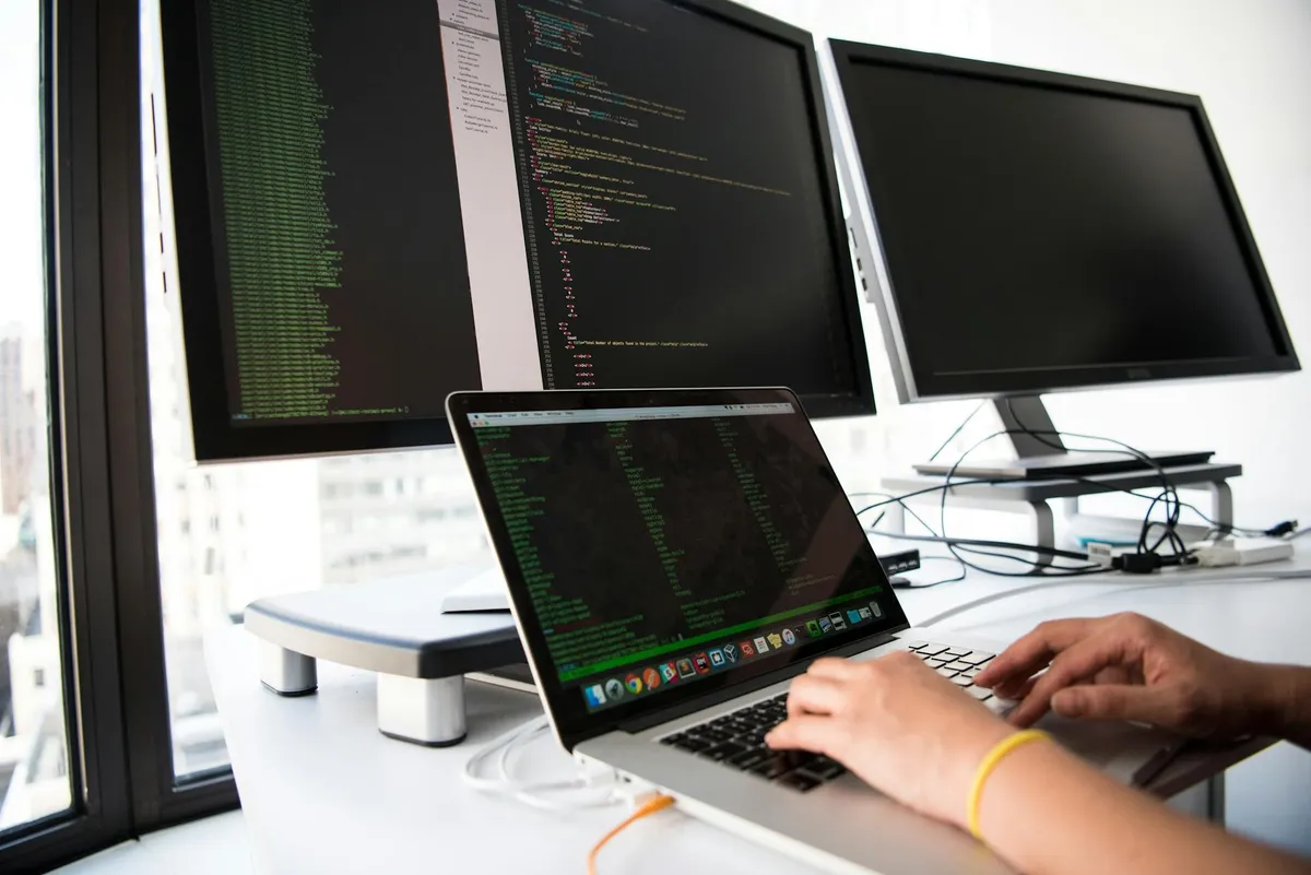 A developer workspace